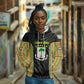 Equatorial Guinea Heritage Hoodie - National Emblem and Tribal Zebra Print