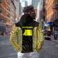 Equatorial Guinea Heritage Hoodie - National Emblem and Tribal Zebra Print