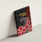 Equatorial Guinea Elephant Canvas Wall Art - Hibiscus Flowers and Tribal Patterns