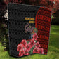 Equatorial Guinea Elephant Quilt - Hibiscus Flowers and Tribal Patterns