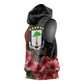 Equatorial Guinea Elephant Sleeveless Hoodie - Hibiscus Flowers and Tribal Patterns - African Pride