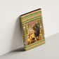 Equatorial Guinea Canvas Wall Art - Lion Print and Traditional African Kente Patterns