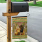 Equatorial Guinea Garden Flag - Lion Print and Traditional African Kente Patterns