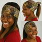 Equatorial Guinea Neck Gaiter - Lion Print and Traditional African Kente Patterns TS04