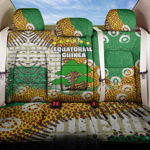 Equatorial Guinea Baobab Tree Back Car Seat Cover - Tribal Patterns and Heritage Quote