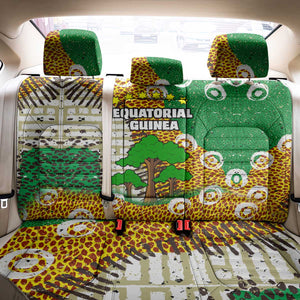 Equatorial Guinea Baobab Tree Back Car Seat Cover - Tribal Patterns and Heritage Quote