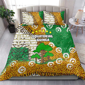 Equatorial Guinea Baobab Tree Bedding Set - Tribal Patterns and Heritage Quote