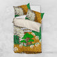 Equatorial Guinea Baobab Tree Bedding Set - Tribal Patterns and Heritage Quote