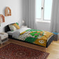 Equatorial Guinea Baobab Tree Bedding Set - Tribal Patterns and Heritage Quote
