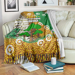 Equatorial Guinea Baobab Tree Blanket - Tribal Patterns and Heritage Quote