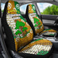 Equatorial Guinea Baobab Tree Car Seat Cover - Tribal Patterns and Heritage Quote