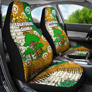 Equatorial Guinea Baobab Tree Car Seat Cover - Tribal Patterns and Heritage Quote