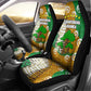 Equatorial Guinea Baobab Tree Car Seat Cover - Tribal Patterns and Heritage Quote