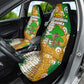 Equatorial Guinea Baobab Tree Car Seat Cover - Tribal Patterns and Heritage Quote