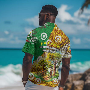 Equatorial Guinea Baobab Tree Hawaiian Shirt - Tribal Patterns and Heritage Quote