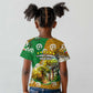 Equatorial Guinea Baobab Tree Kid T shirt - Tribal Patterns and Heritage Quote