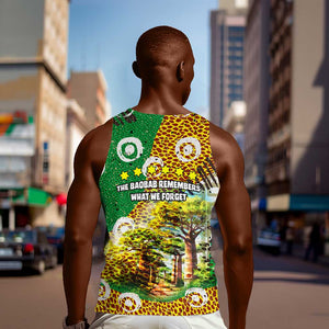 Equatorial Guinea Baobab Tree Men Tank Top - Tribal Patterns and Heritage Quote