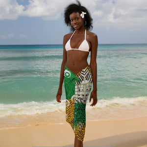 Equatorial Guinea Baobab Tree Sarong - Tribal Patterns and Heritage Quote
