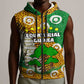 Equatorial Guinea Baobab Tree Sleeveless Zip Hoodie - Tribal Patterns and Heritage Quote - African Pride