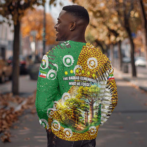 Equatorial Guinea Baobab Tree Sweatshirt - Tribal Patterns and Heritage Quote