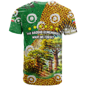 Equatorial Guinea Baobab Tree T shirt - Tribal Patterns and Heritage Quote