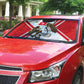 Personalized Tunisia Soccer Auto Sun Shade Tunisia Flag Eagle Football Mascot