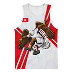 Personalized Tunisia Soccer Basketball Jersey Tunisia Flag Eagle Football Mascot