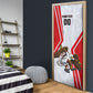 Personalized Tunisia Soccer Door Cover Tunisia Flag Eagle Football Mascot