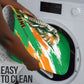Personalized Ivory Coast Football Bathroom Set Elephant Football Splatter Art