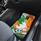 Personalized Ivory Coast Football Car Mats Elephant Football Splatter Art
