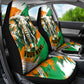 Personalized Ivory Coast Football Car Seat Cover Elephant Football Splatter Art