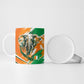 Personalized Ivory Coast Football Ceramic Mug Elephant Football Splatter Art