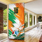 Personalized Ivory Coast Football Door Cover Elephant Football Splatter Art