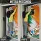 Personalized Ivory Coast Football Door Cover Elephant Football Splatter Art