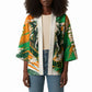 Personalized Ivory Coast Football Kimono Elephant Football Splatter Art