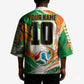 Personalized Ivory Coast Football Kimono Elephant Football Splatter Art