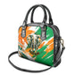 Personalized Ivory Coast Football Shoulder Handbag Elephant Football Splatter Art
