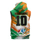 Personalized Ivory Coast Football Sleeveless Hoodie Elephant Football Splatter Art