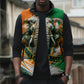 Personalized Ivory Coast Football Sleeveless Puffer Jacket Elephant Football Splatter Art