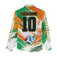 Personalized Ivory Coast Football Women Casual Shirt Elephant Football Splatter Art