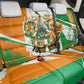 Personalized Ivory Coast Football Back Car Seat Cover African Elephant Trophy