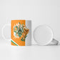 Personalized Ivory Coast Football Ceramic Mug African Elephant Trophy