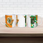 Personalized Ivory Coast Football Ceramic Mug African Elephant Trophy