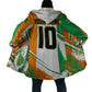 Personalized Ivory Coast Football Cloak African Elephant Trophy