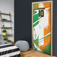 Personalized Ivory Coast Football Door Cover African Elephant Trophy