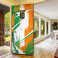 Personalized Ivory Coast Football Door Cover African Elephant Trophy