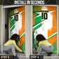 Personalized Ivory Coast Football Door Cover African Elephant Trophy