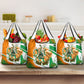 Personalized Ivory Coast Football Grocery Bag African Elephant Trophy