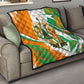 Personalized Ivory Coast Football Quilt African Elephant Trophy