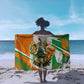 Personalized Ivory Coast Football Sarong African Elephant Trophy
